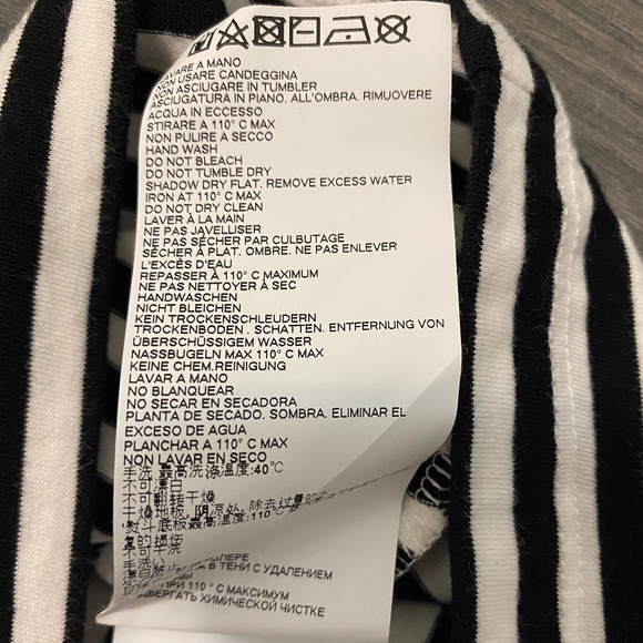 Maison Margiela Striped T-Shirt Size L - Picture 7 of 7